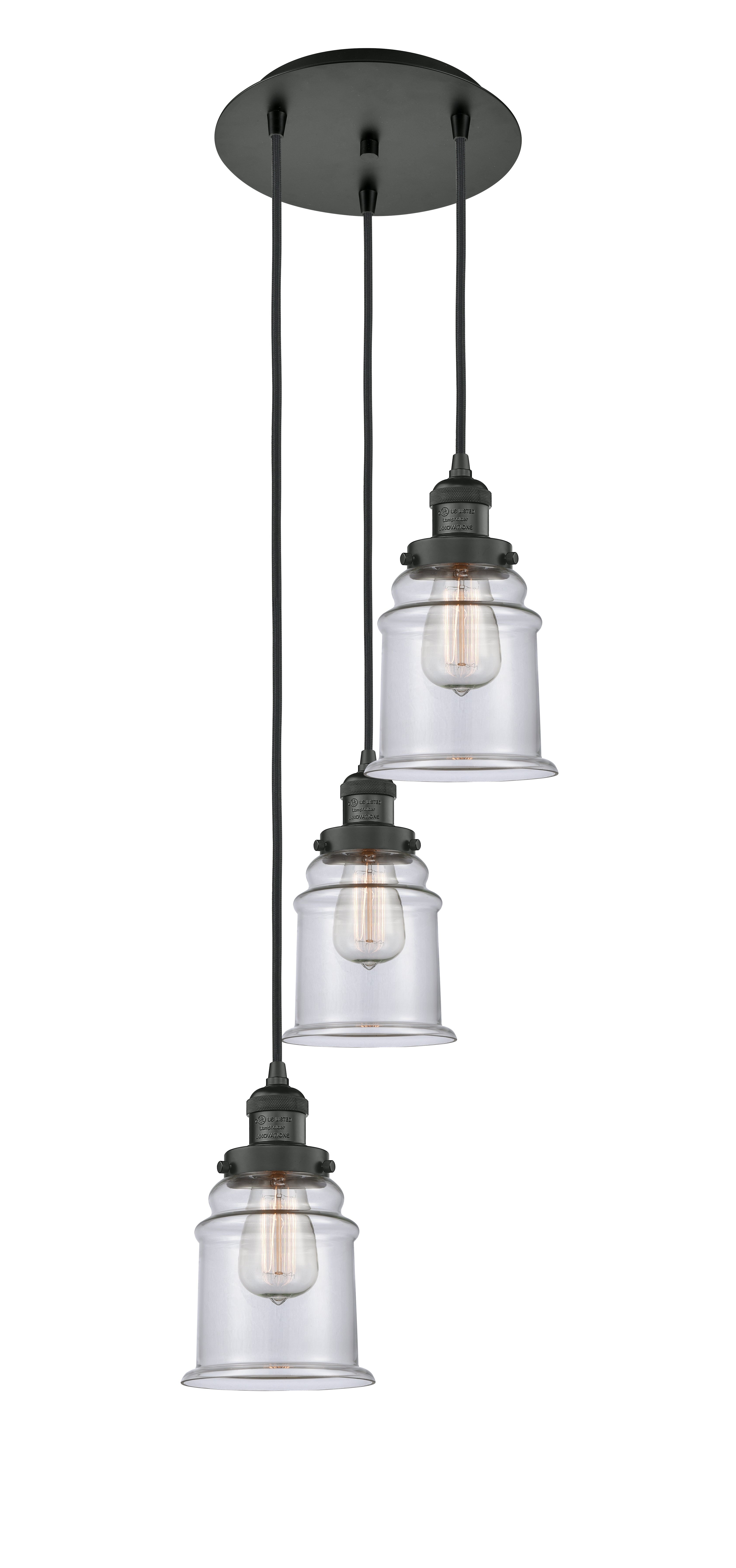 Franklin Restoration Multi Pendant Antique Brass