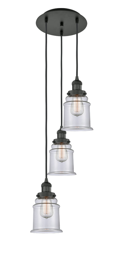 Franklin Restoration Multi Pendant Antique Brass