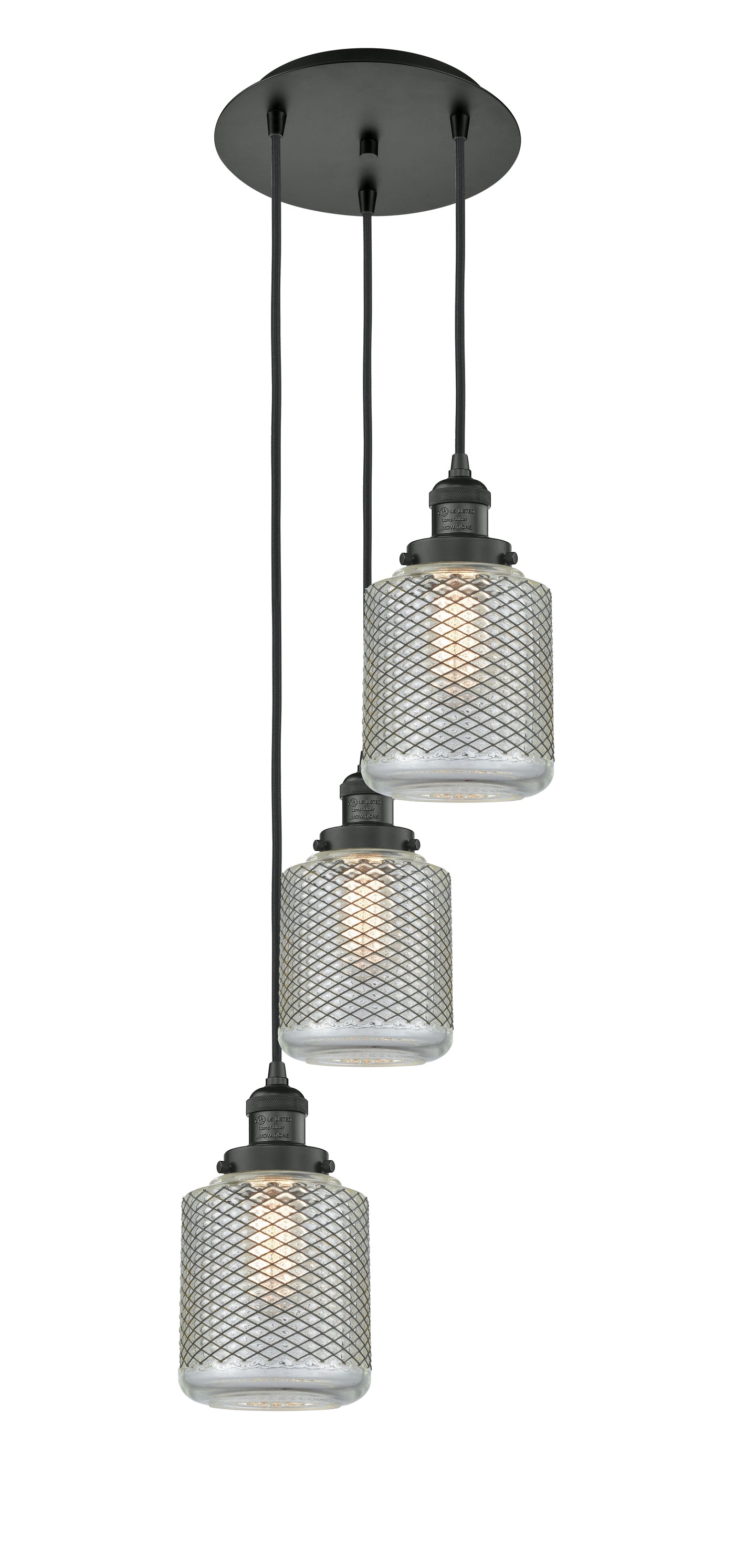 Franklin Restoration Multi Pendant Antique Brass