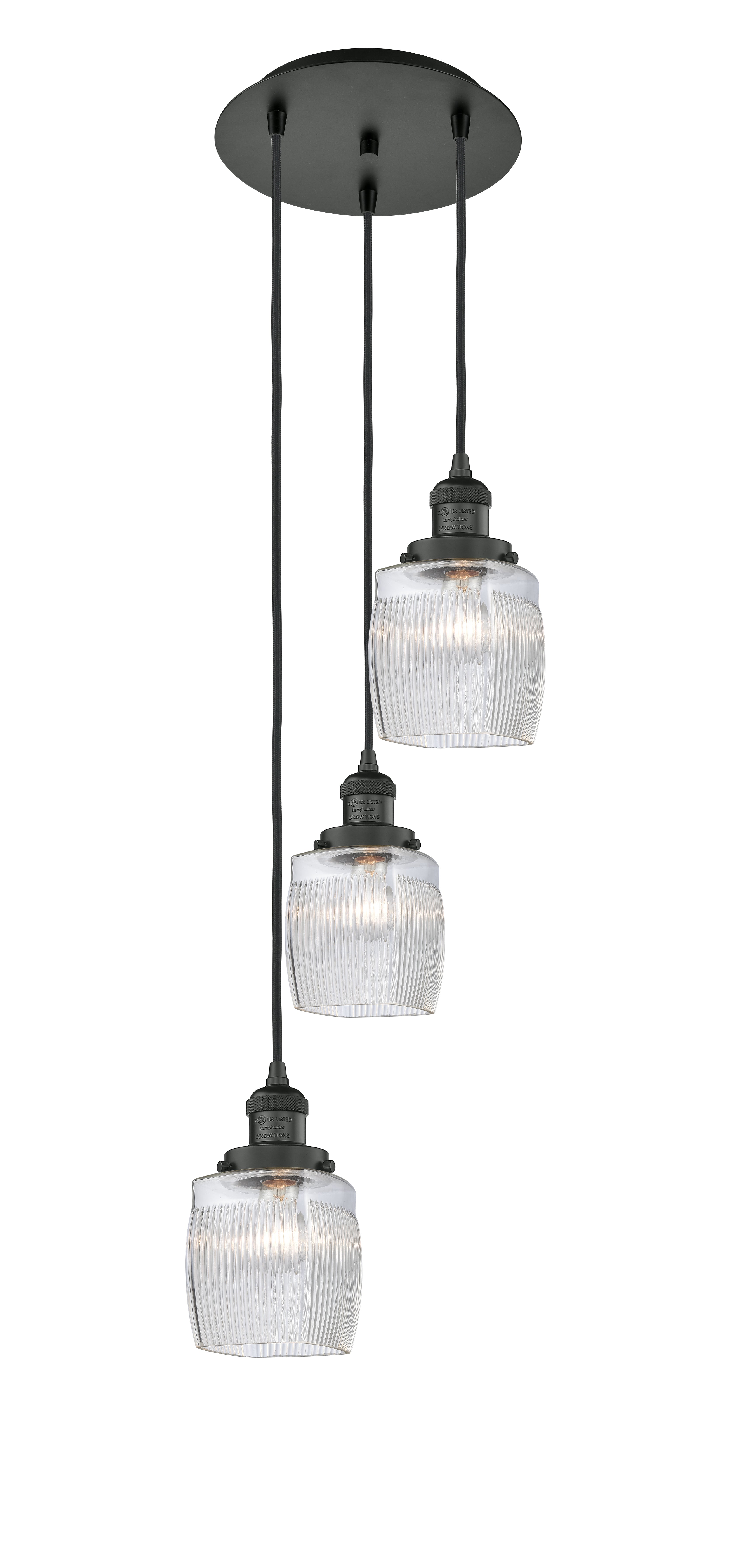 Franklin Restoration Multi Pendant Brass Steel