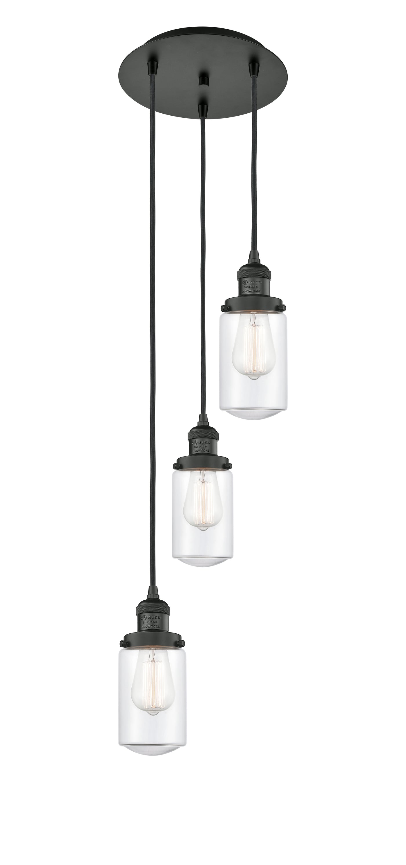 Franklin Restoration Multi Pendant Cast Brass