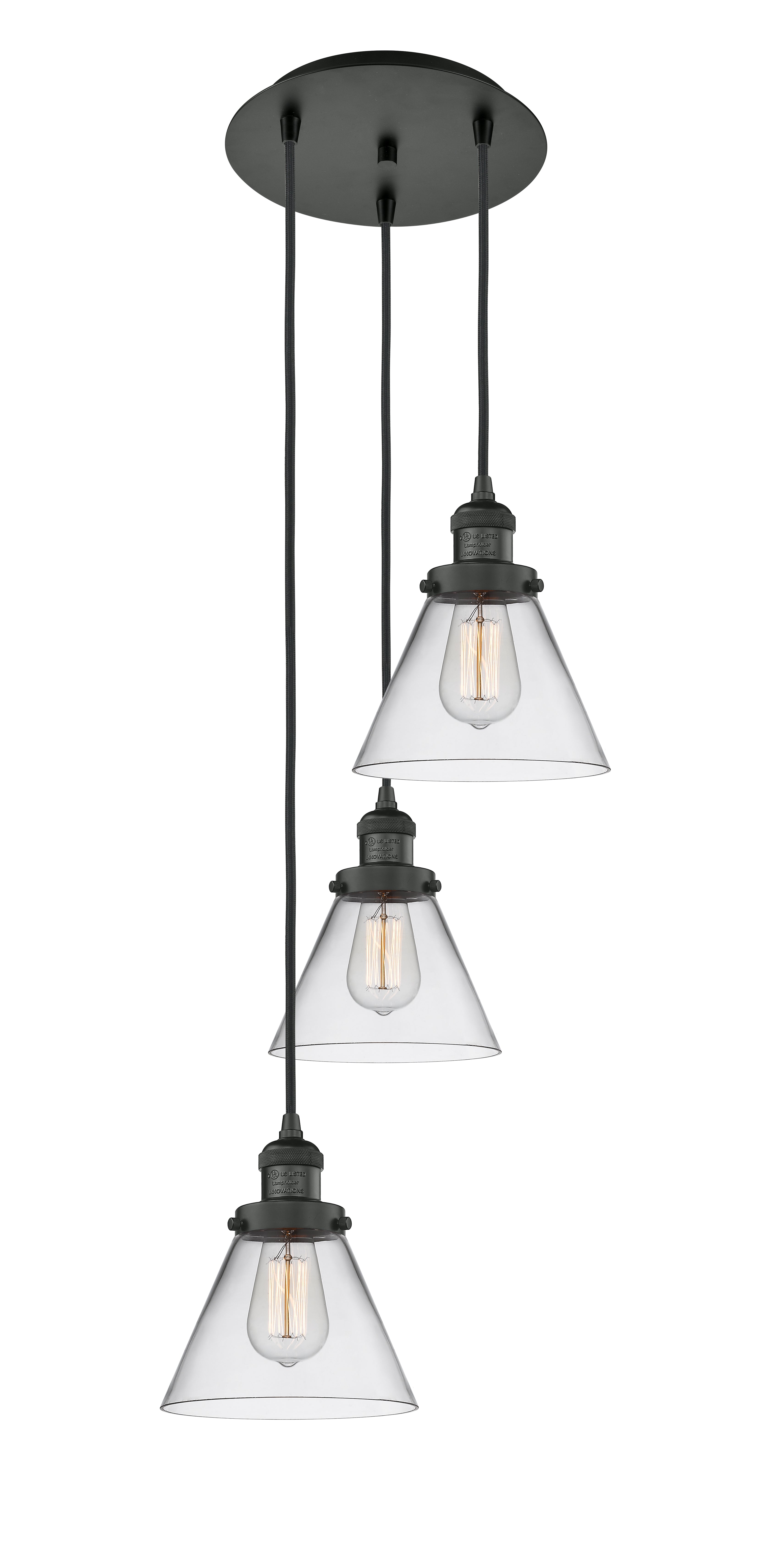 Franklin Restoration Multi Pendant Antique Brass
