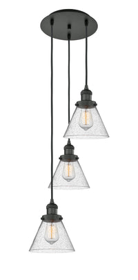 Franklin Restoration Multi Pendant Antique Brass