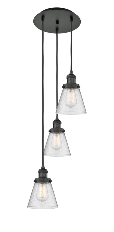 Franklin Restoration Multi Pendant Antique Brass