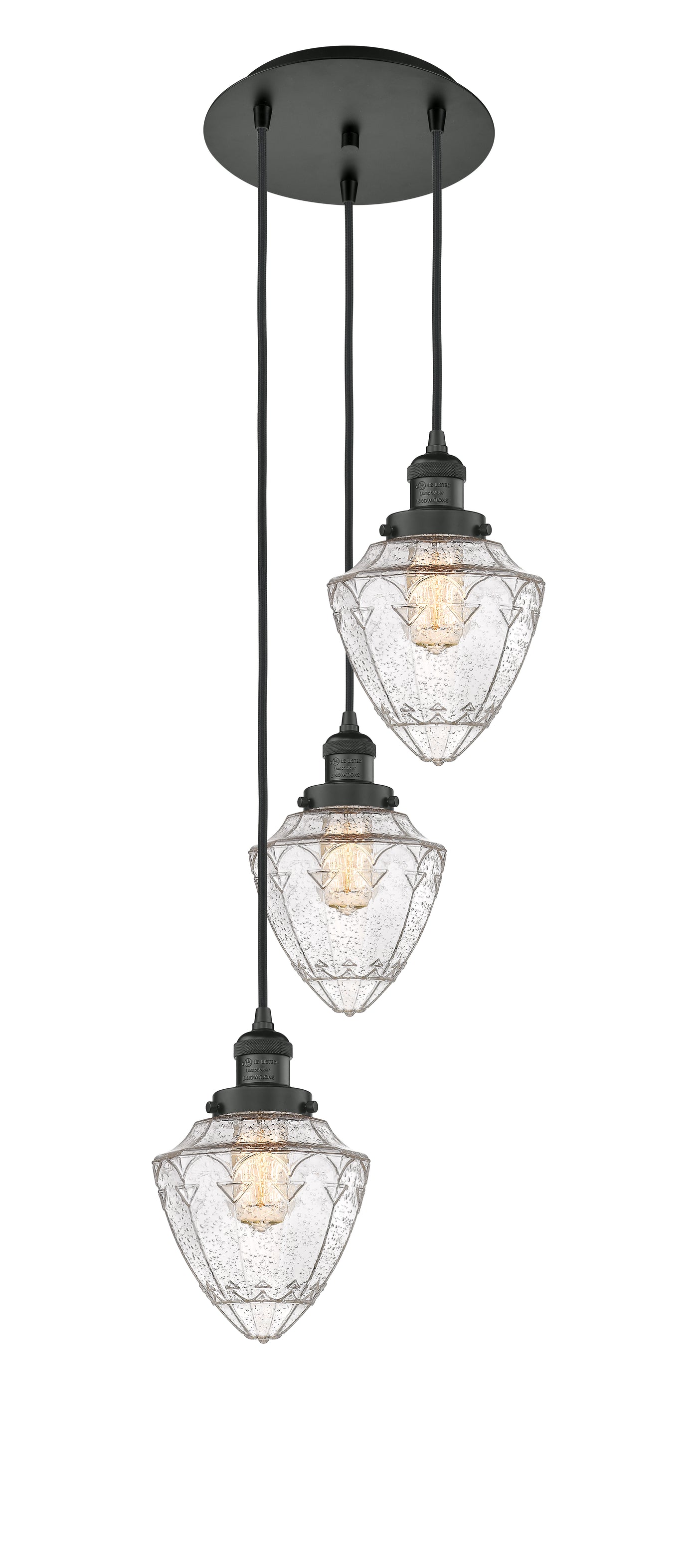 Franklin Restoration Multi Pendant Antique Brass