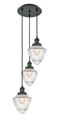 Franklin Restoration Multi Pendant Antique Brass
