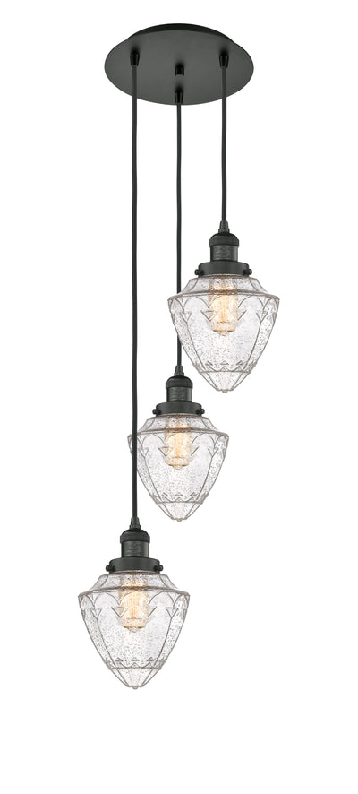 Franklin Restoration Multi Pendant Antique Brass