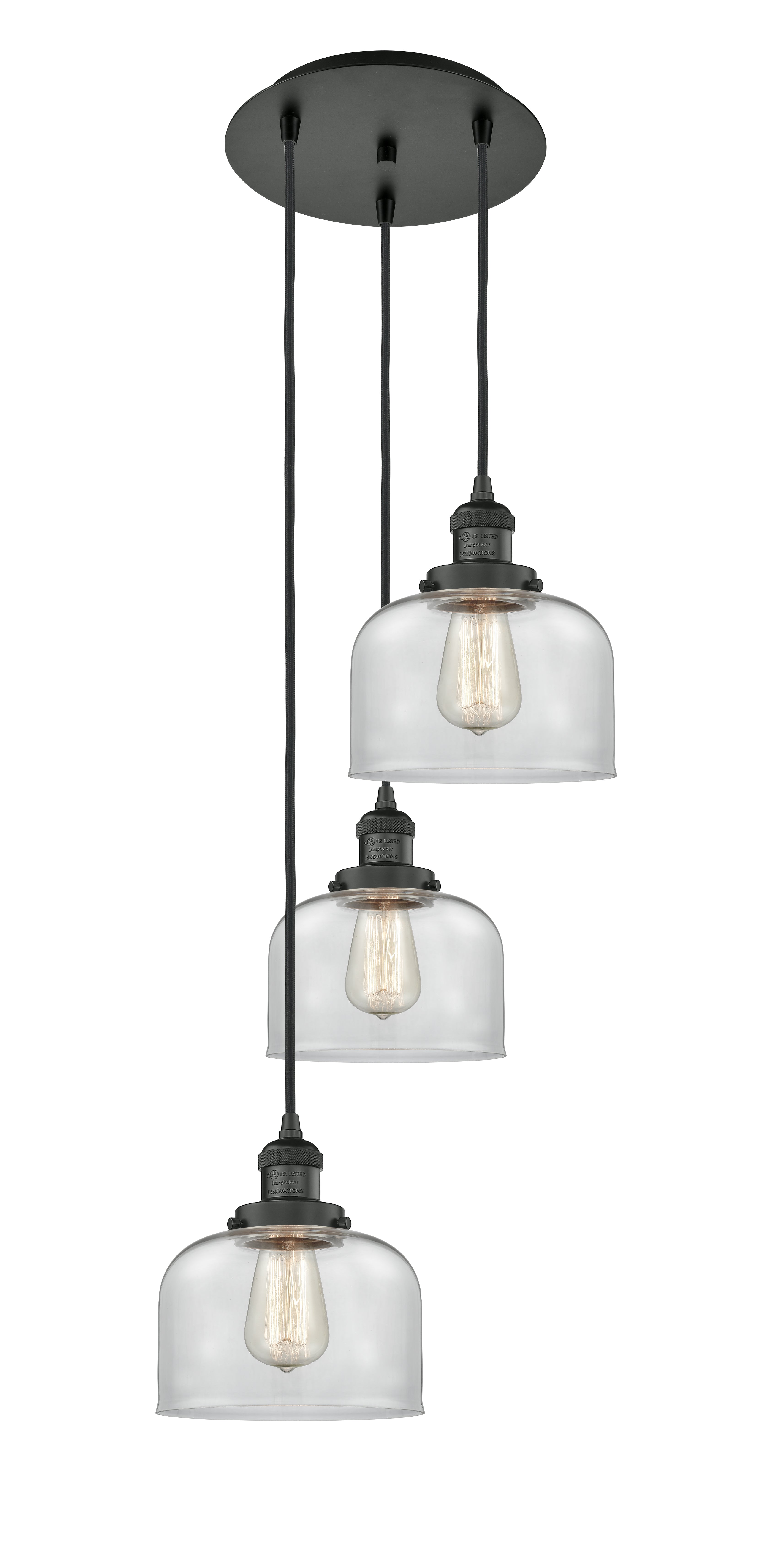 Franklin Restoration Multi Pendant Antique Brass