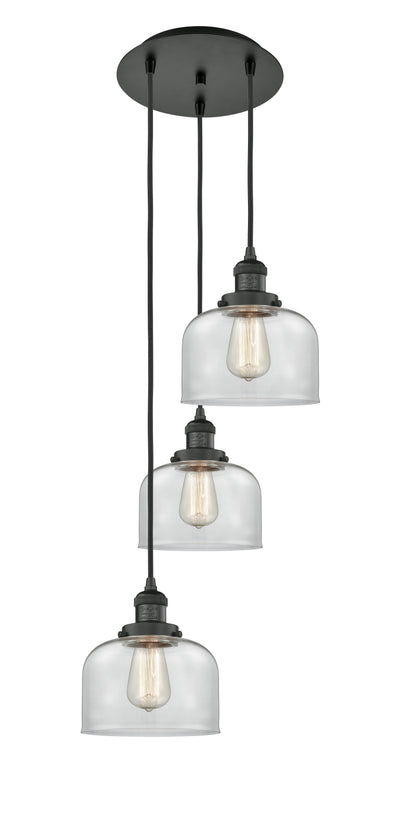 Franklin Restoration Multi Pendant Antique Brass