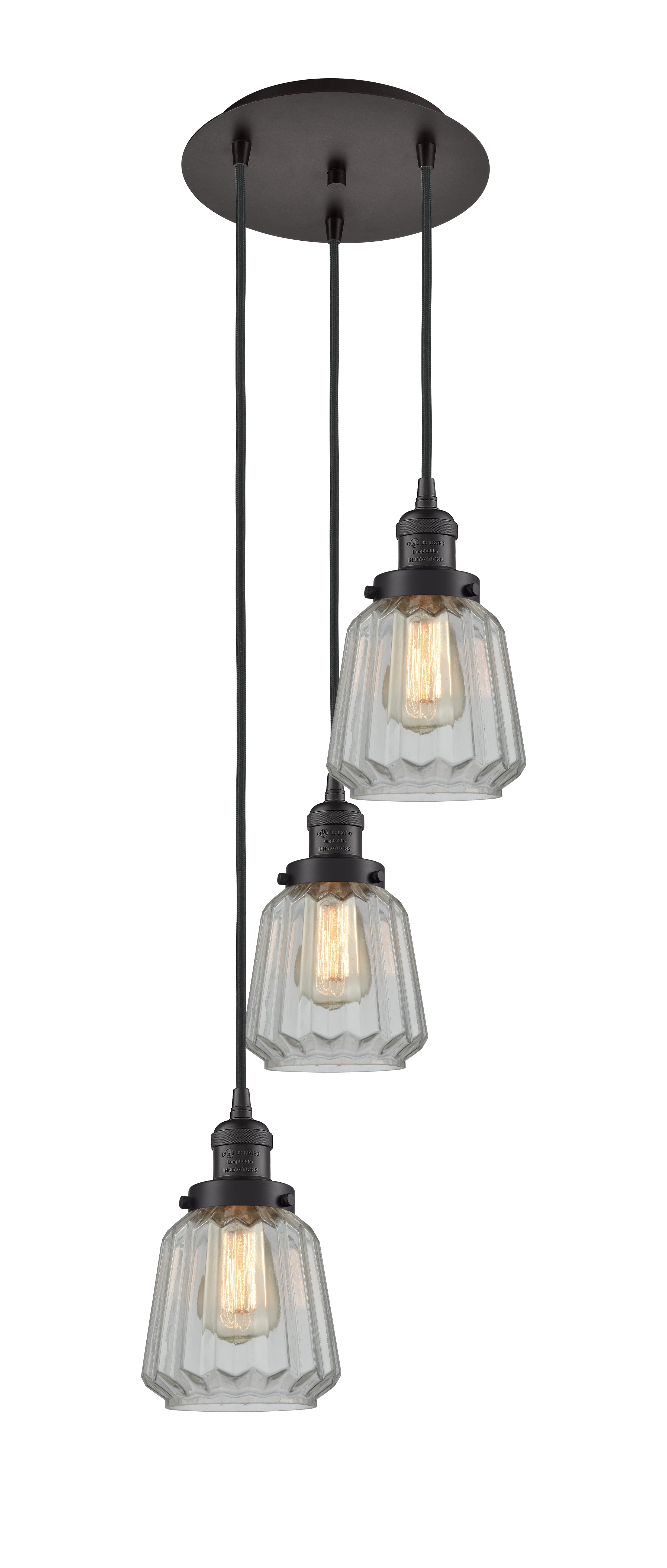 Franklin Restoration Multi Pendant Antique Brass