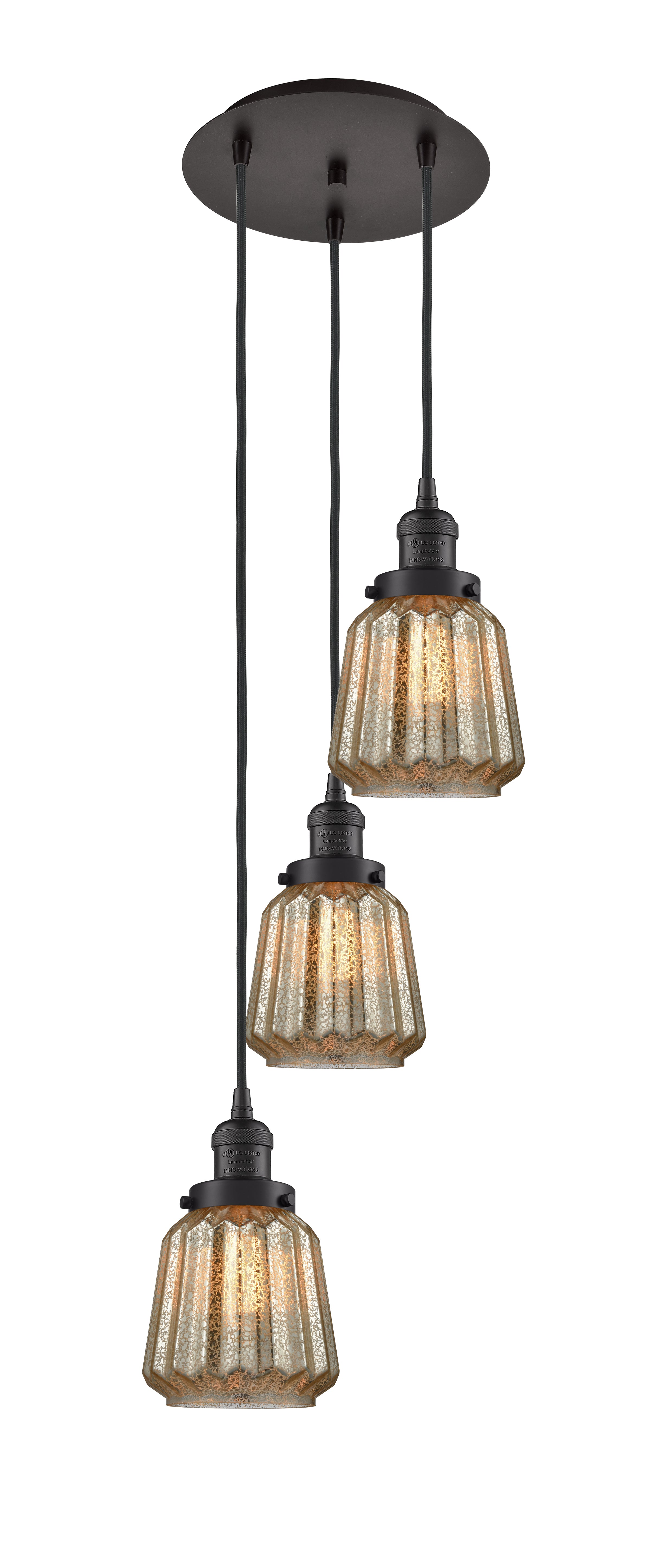 Franklin Restoration Multi Pendant Antique Brass