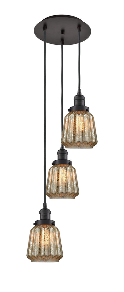 Franklin Restoration Multi Pendant Antique Brass