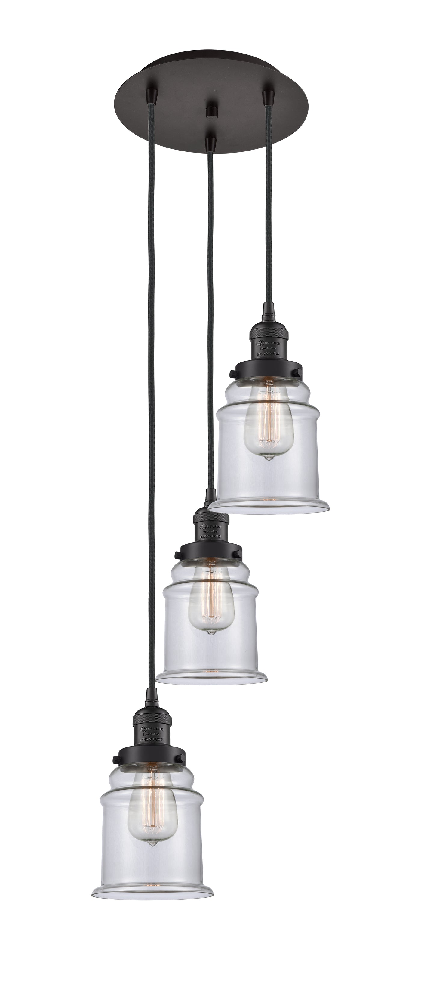 Franklin Restoration Multi Pendant Antique Brass