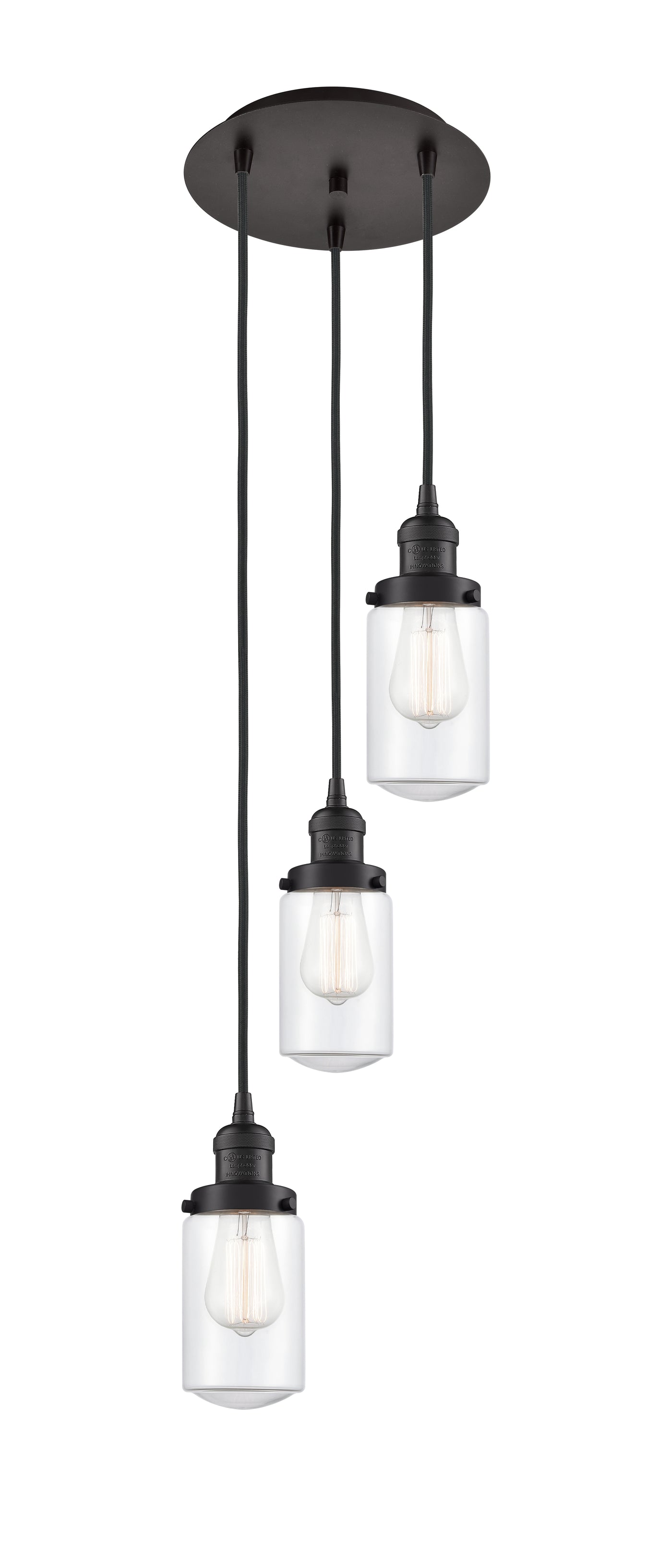 Franklin Restoration Multi Pendant Cast Brass