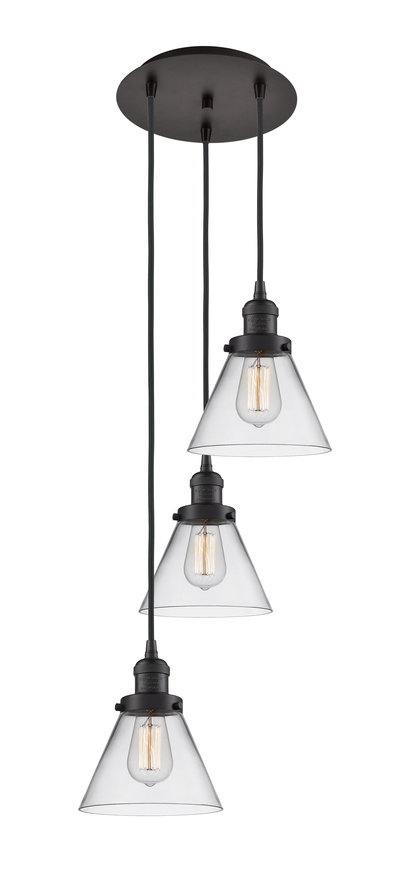 Franklin Restoration Multi Pendant Antique Brass
