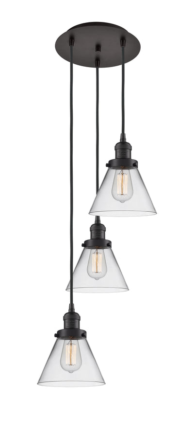 Franklin Restoration Multi Pendant Antique Brass