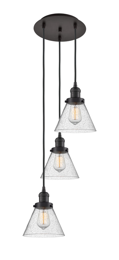 Franklin Restoration Multi Pendant Antique Brass