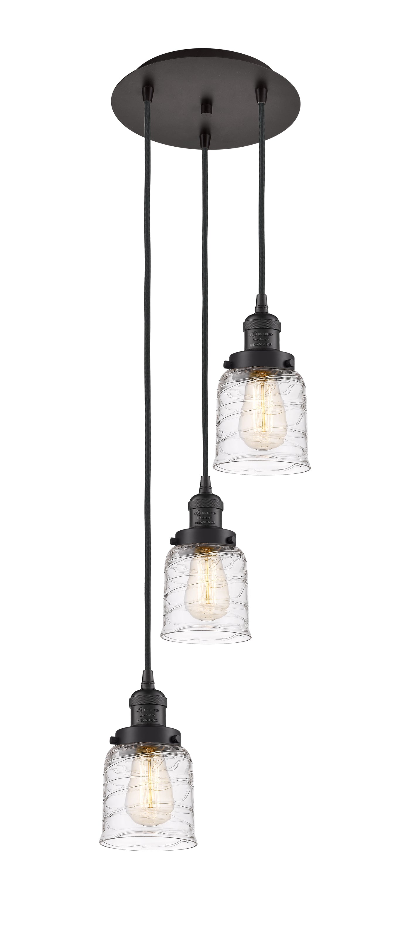 Franklin Restoration Multi Pendant Antique Brass