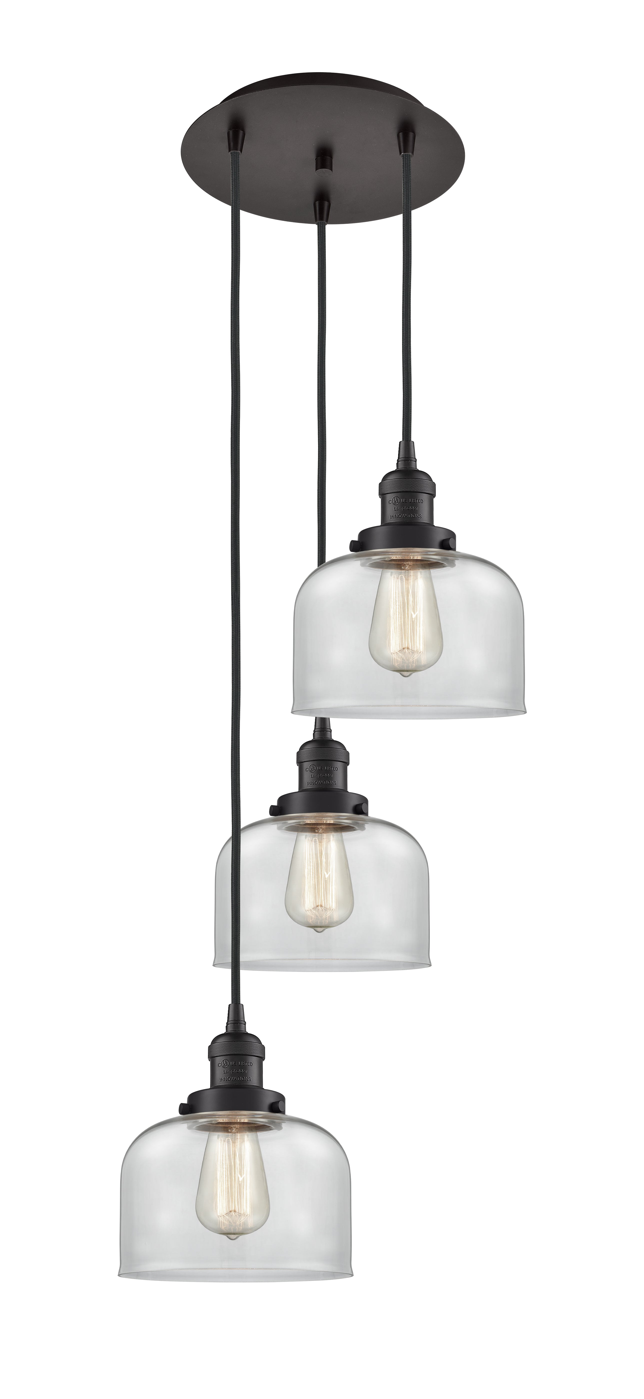 Franklin Restoration Multi Pendant Antique Brass