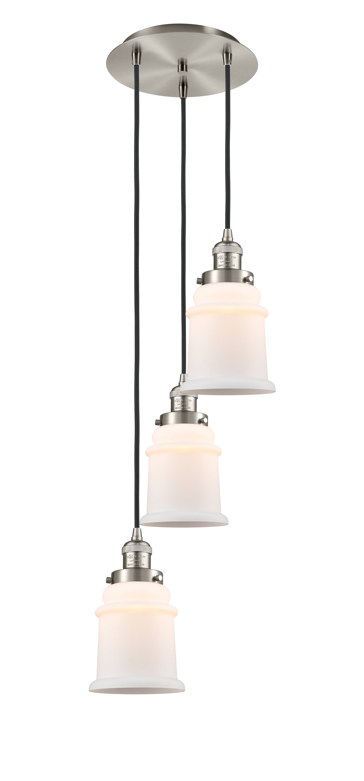 Franklin Restoration Multi Pendant Antique Brass