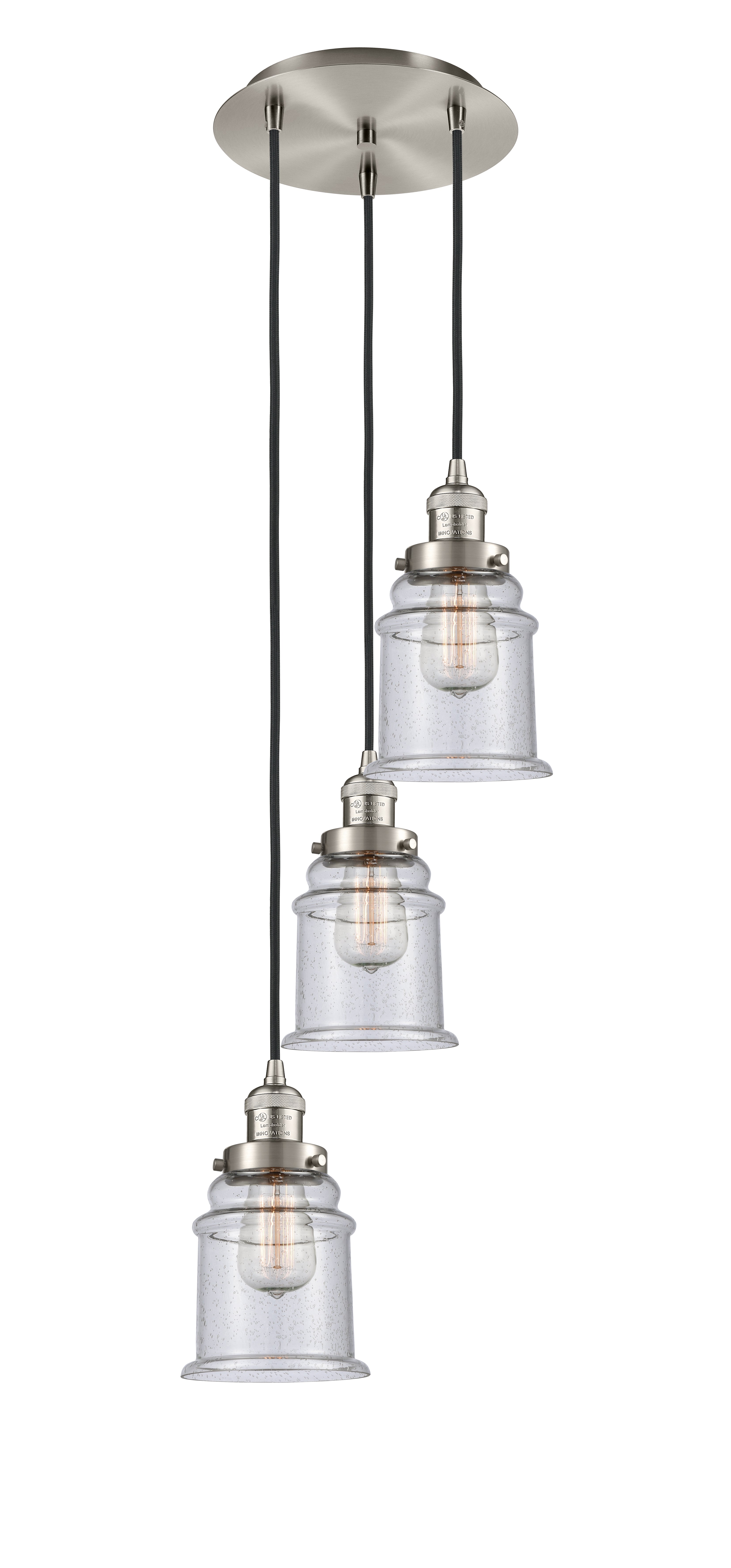 Franklin Restoration Multi Pendant Antique Brass