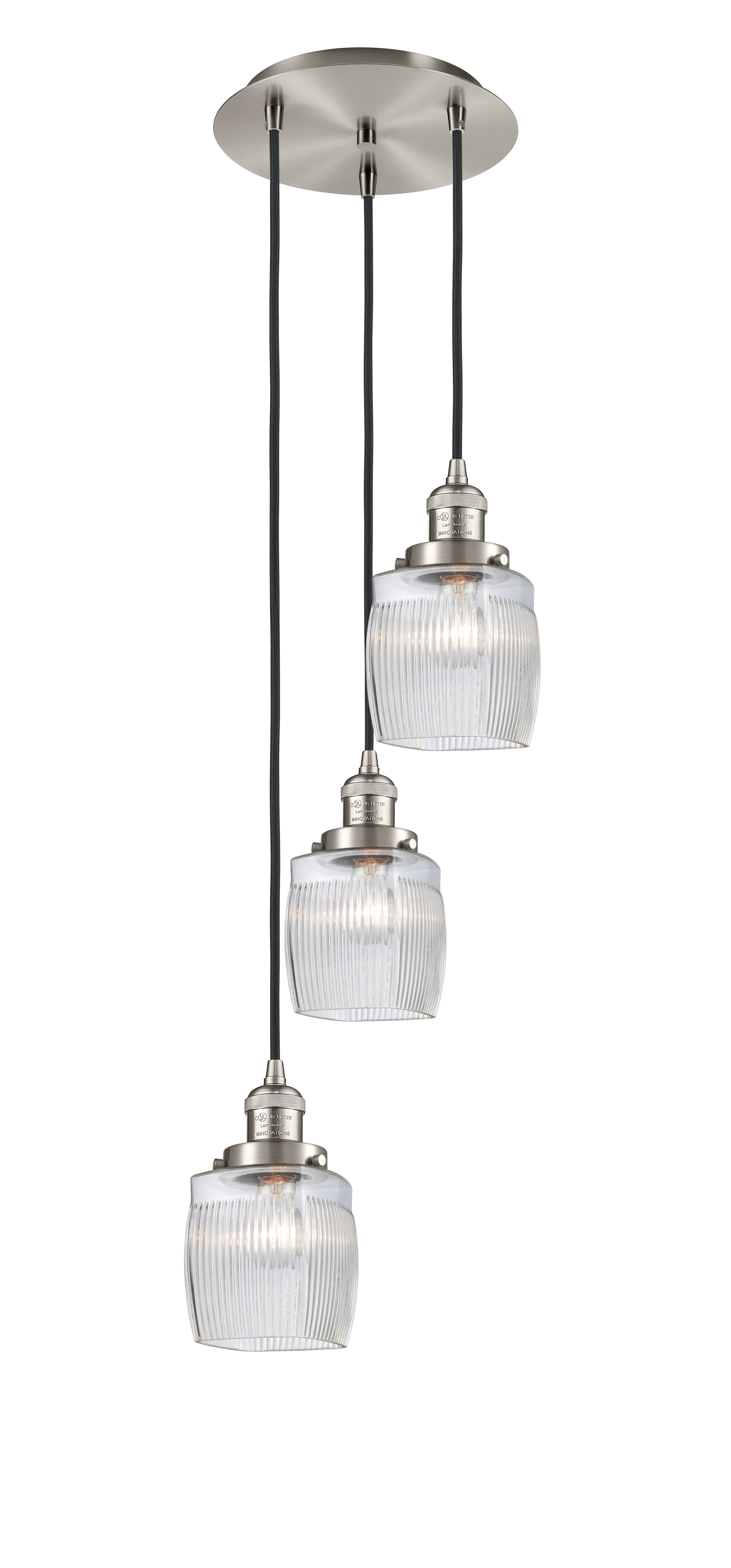 Franklin Restoration Multi Pendant Brass Steel