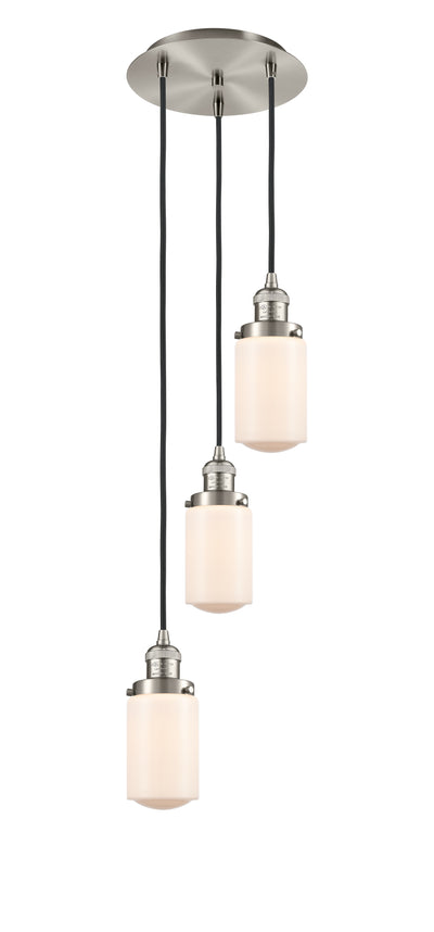 Franklin Restoration Multi Pendant Cast Brass