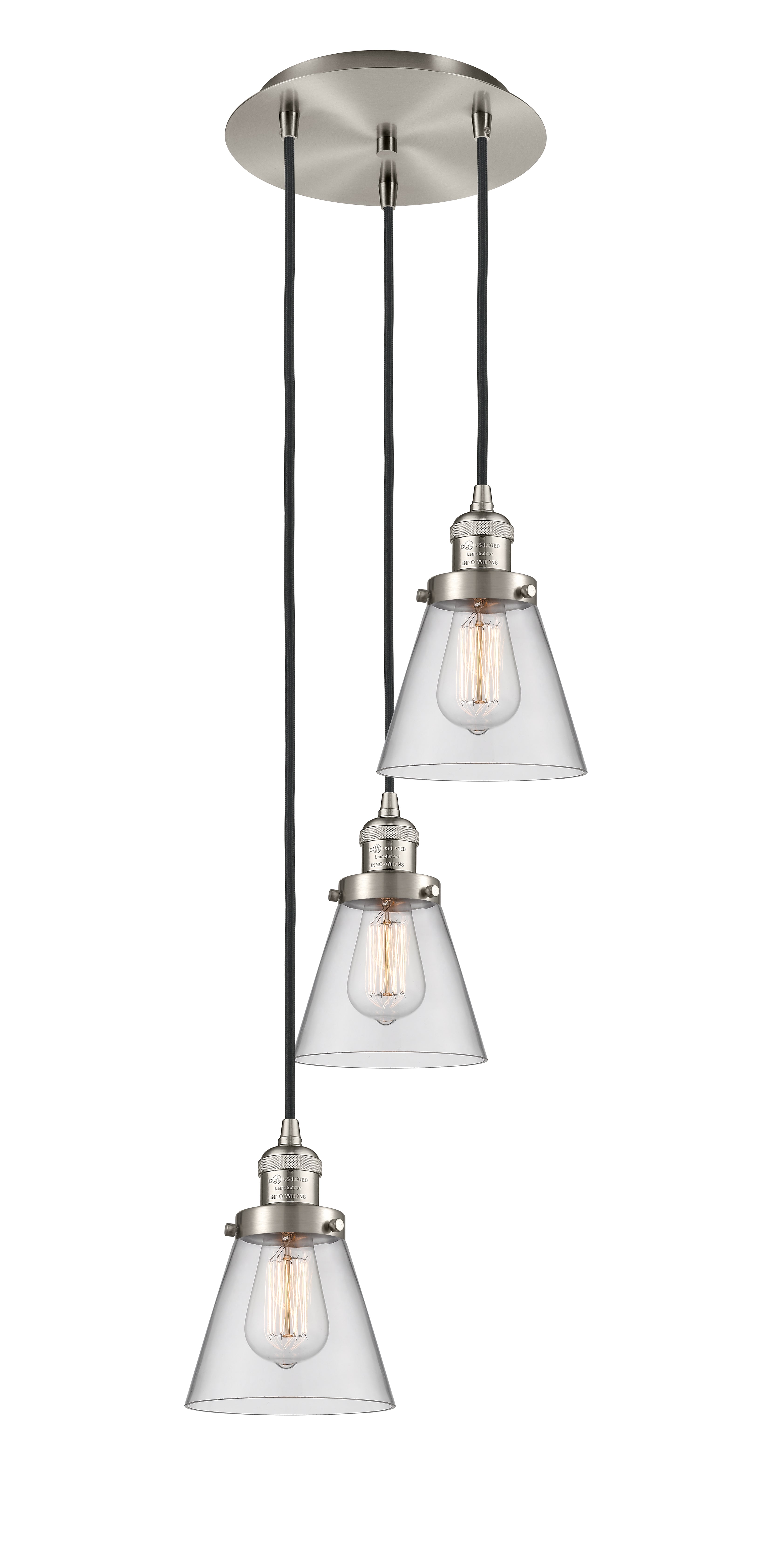 Franklin Restoration Multi Pendant Antique Brass