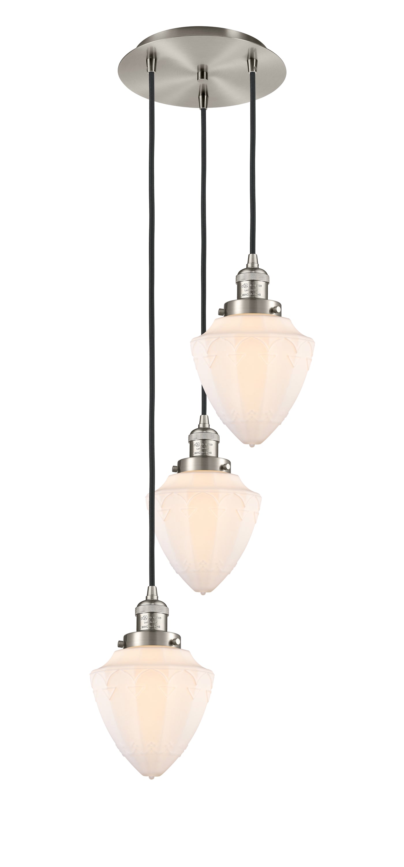 Franklin Restoration Multi Pendant Antique Brass