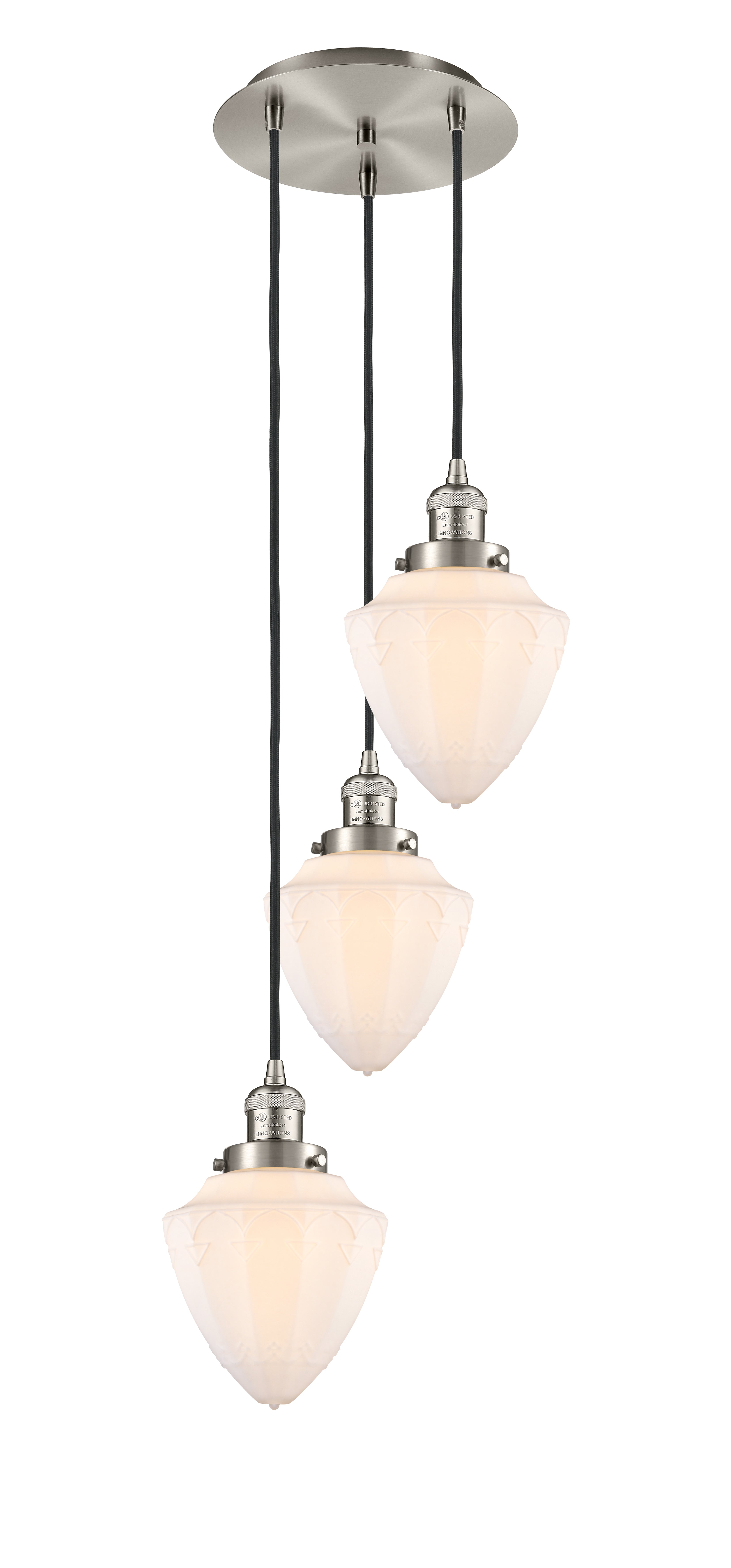 Franklin Restoration Multi Pendant Antique Brass