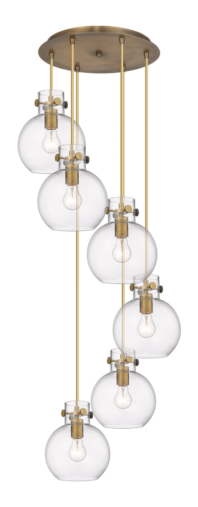 Downtown Urban Multi Pendant Brushed Brass