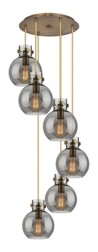 Downtown Urban Multi Pendant Brushed Brass