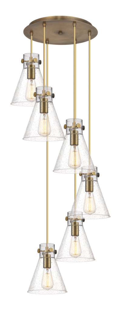 Downtown Urban Multi Pendant Brass Finish