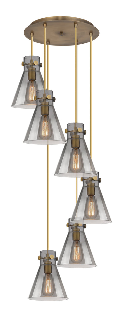 Downtown Urban Multi Pendant Brass Finish