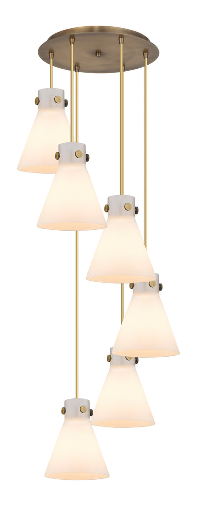 Downtown Urban Multi Pendant Brass Finish