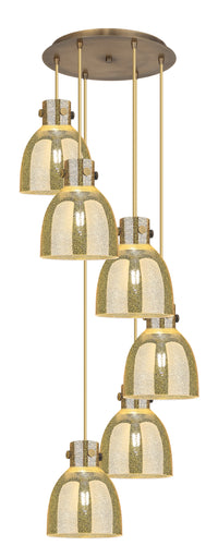 Downtown Urban Multi Pendant Brushed Brass