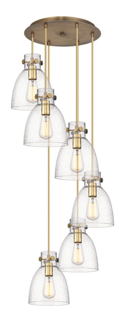 Downtown Urban Multi Pendant Brushed Brass