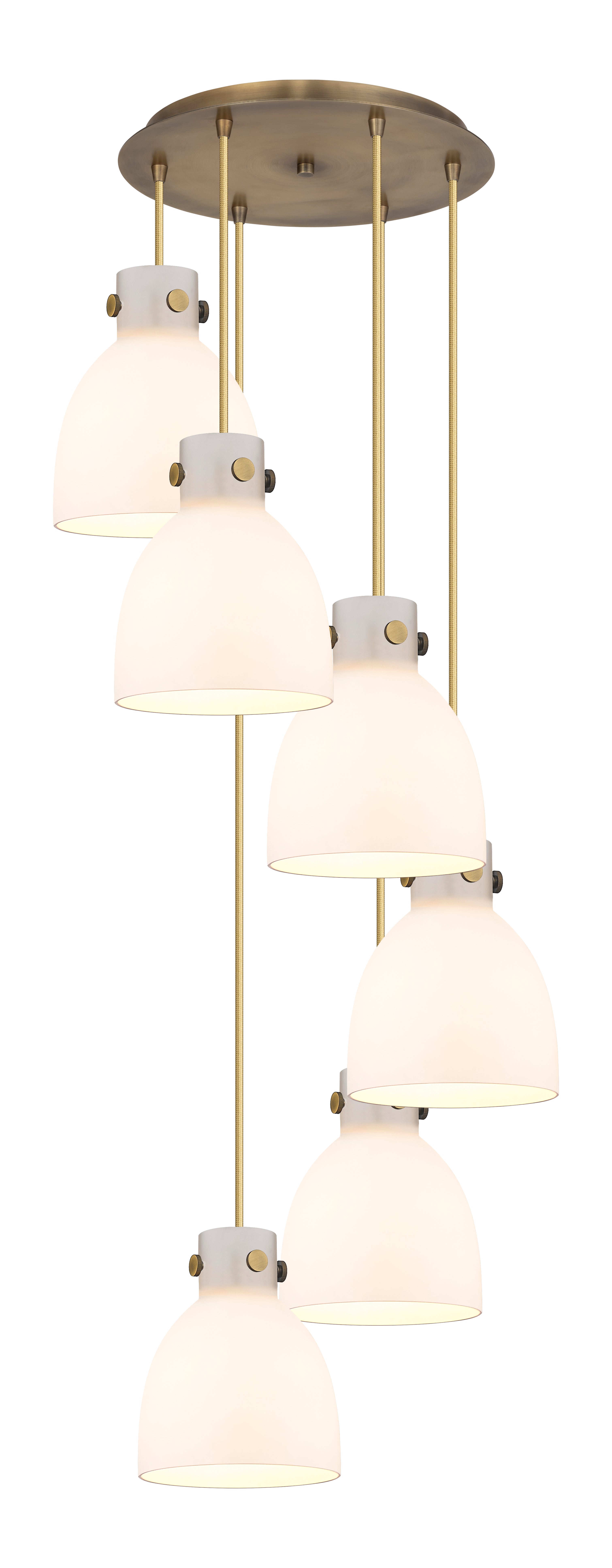 Downtown Urban Multi Pendant Brushed Brass