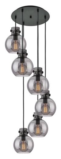 Downtown Urban Multi Pendant Brushed Brass