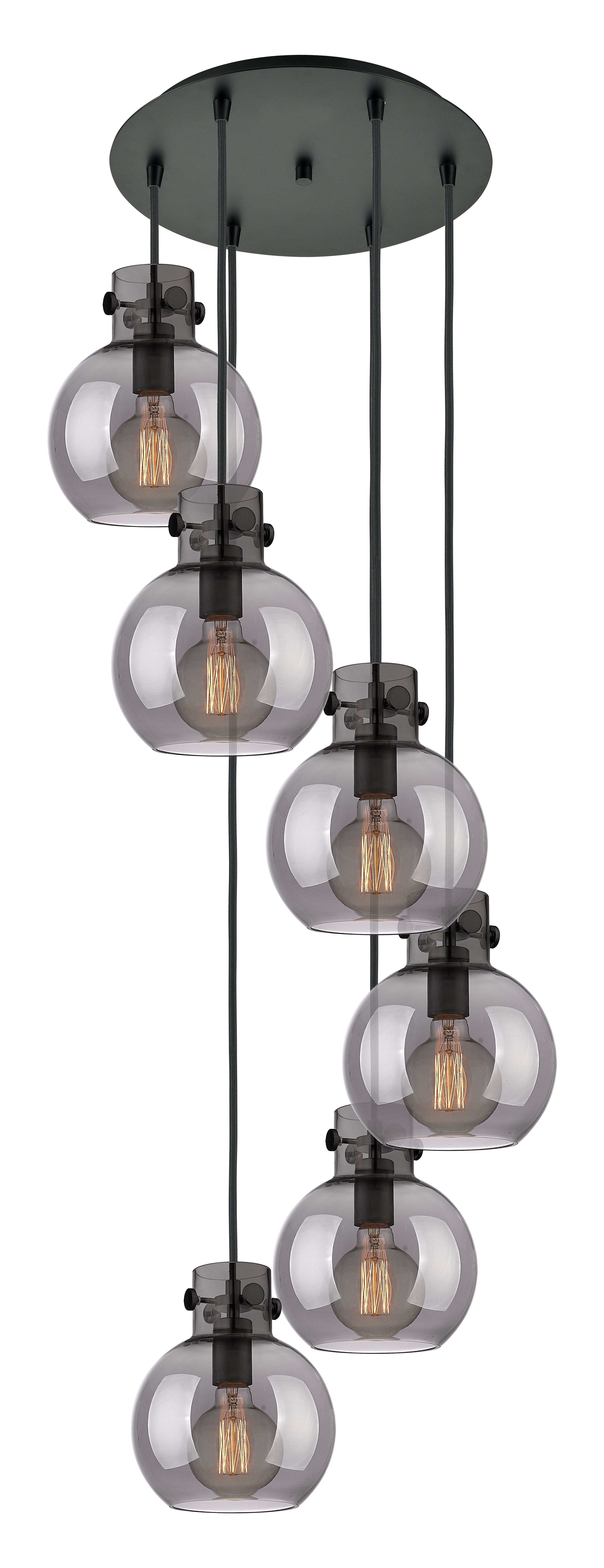 Downtown Urban Multi Pendant Brushed Brass