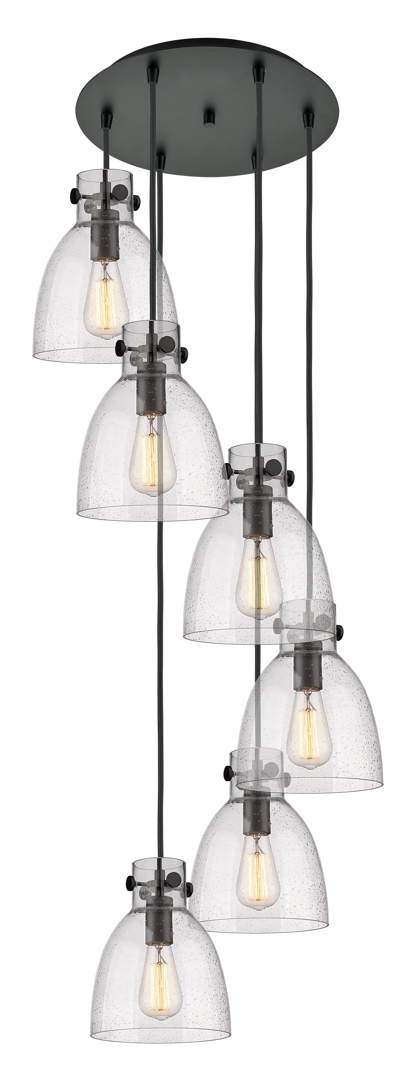 Downtown Urban Multi Pendant Brushed Brass