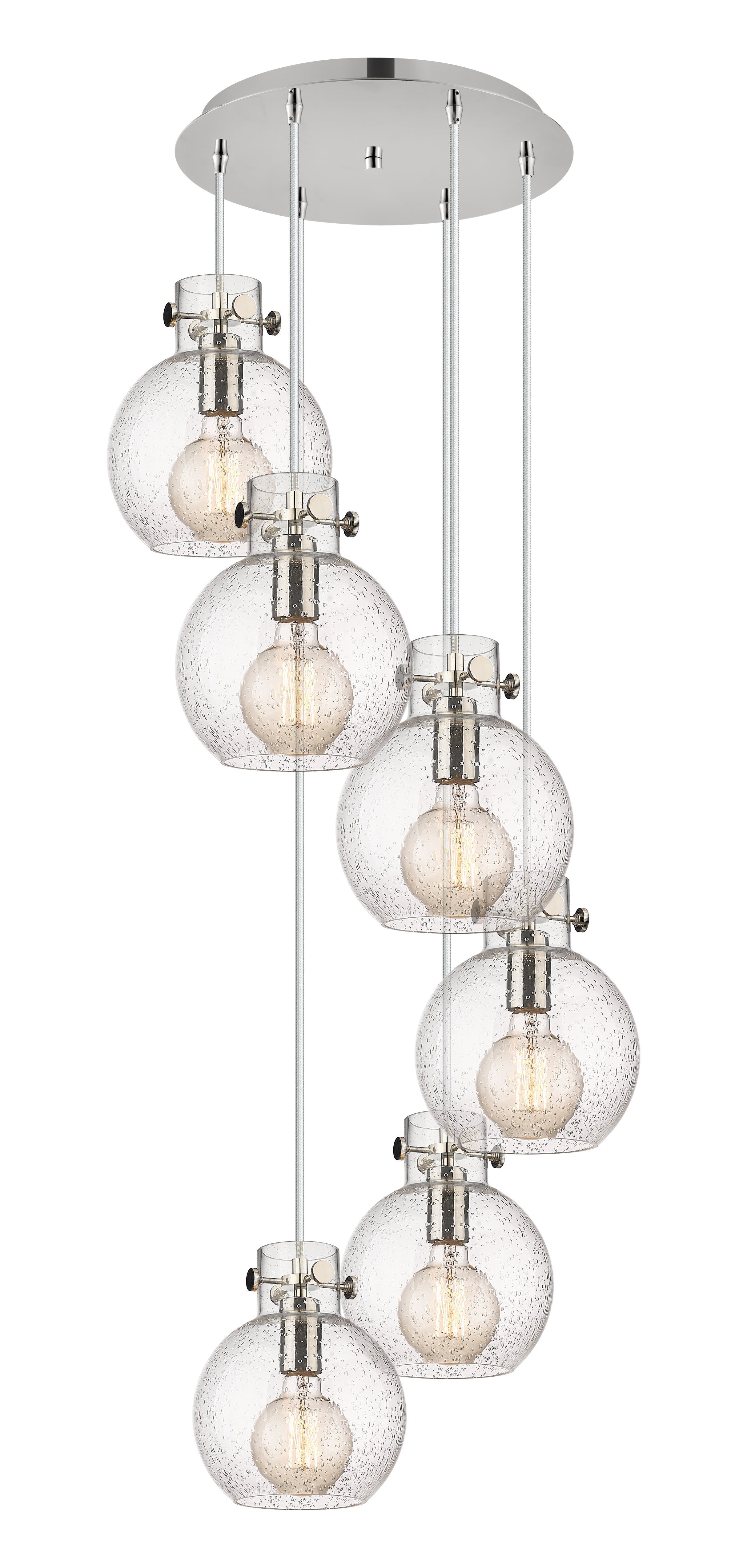 Downtown Urban Multi Pendant Brushed Brass