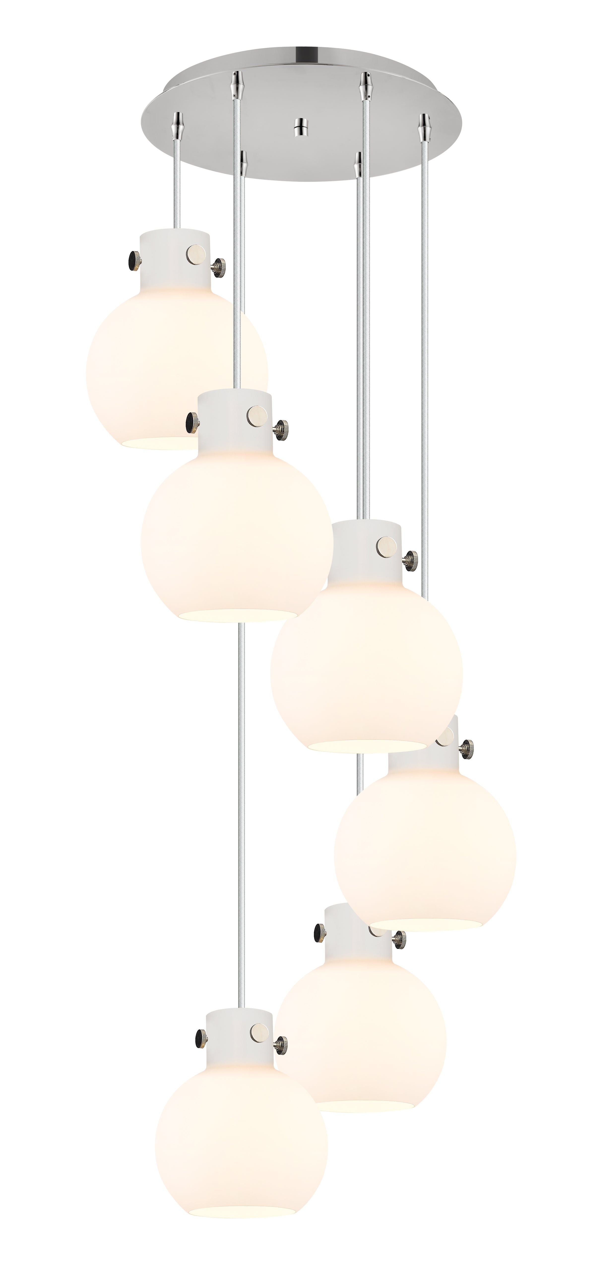 Downtown Urban Multi Pendant Brushed Brass