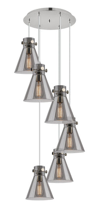 Downtown Urban Multi Pendant Brass Finish