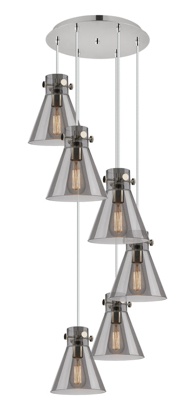 Downtown Urban Multi Pendant Brass Finish