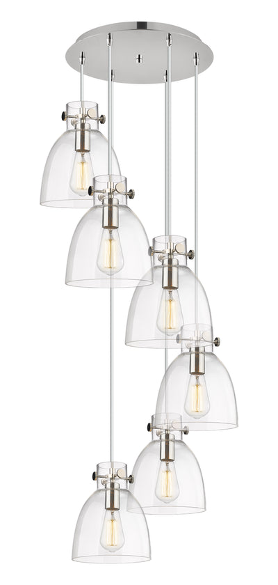 Downtown Urban Multi Pendant Brushed Brass