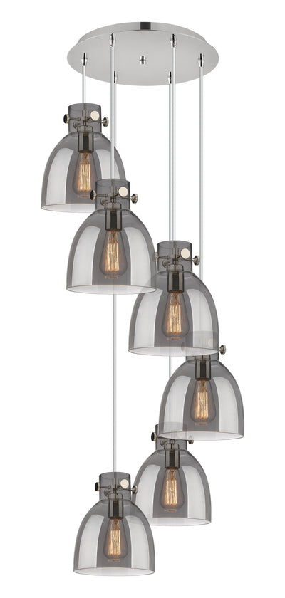 Downtown Urban Multi Pendant Brushed Brass