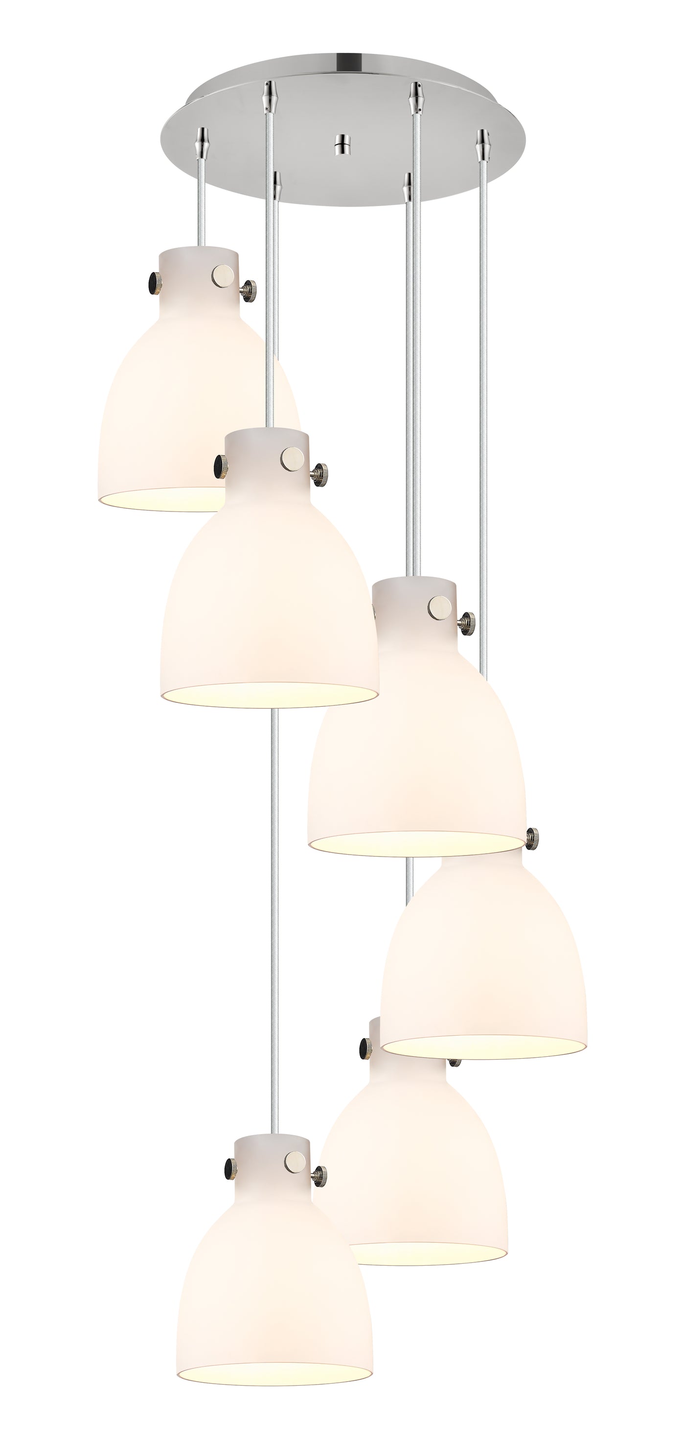 Downtown Urban Multi Pendant Brushed Brass