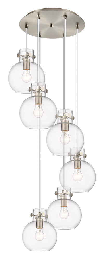 Downtown Urban Multi Pendant Brushed Brass