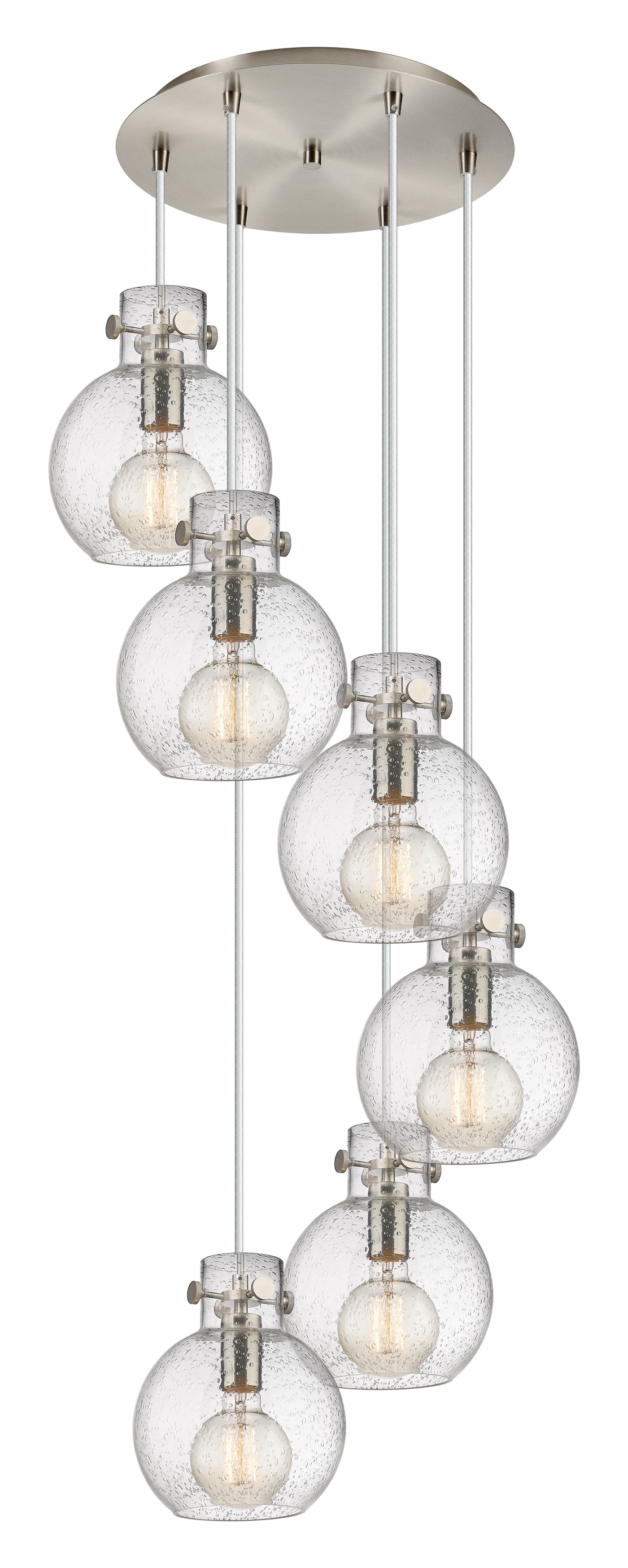 Downtown Urban Multi Pendant Brushed Brass